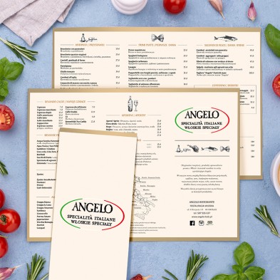 Angelo menu